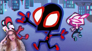 The Ultimate "Spider-Man: Into the Spider-Verse" Recap Cartoon  Cas van de Pol  Реакция