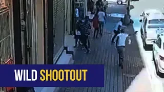 WATCH: Joburg security guard wounded in shootout with armed robbery suspects