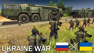 Ukrainian troops attacked the Russian Missile Ballistic Scud Convoy  MOWAS2 Military Simulation