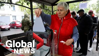 Russia starts "referendums" as part of annexation plan for eastern Ukrainian territory