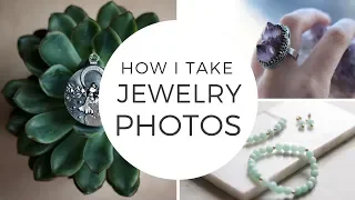 JEWELRY PHOTOGRAPHY - how I take jewelry photos at home. Product photography for Etsy