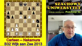 Szachy.Carlsen bije Nakamurę.Obrona sycylijska.