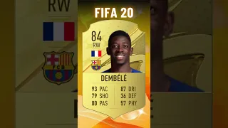 Ousmane DEMBELE FIFA Evolution 🇫🇷 Fifa 17 - Fifa 23