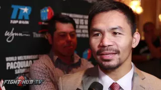 MANNY PACQUIAO LAUGHS AT FLOYD MAYWEATHER WANTING TO FIGHT CONOR MCGREGOR!