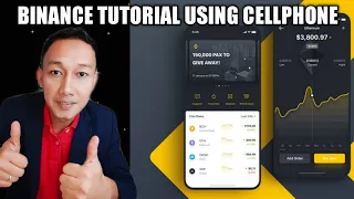 BINANCE TUTORIAL USING CELLPHONE FULL STEP BY STEP