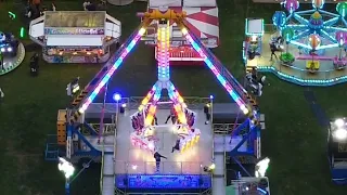 Peterborough Bridge Fair On Opening Evening Cheap Night DJI Mini 2 Flight 28/09/23