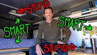 15 Smart and Stupid Details On My Van | RAM Promaster camper conversion