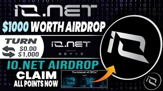 🪂$1000+ IO.Net Airdrop🔥 - Ignition Airdrop Program by Io Net |Step by Step Process✅