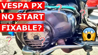 Vespa PX Does Not Start! Can It Be Fixed? Part 1😱