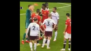 Cristiano Ronaldo é provocado pra bater pênalti, mas Bruno Fernandes não permite e perde o jogo.