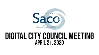 Digital City Council Meeting - April 21, 2020
