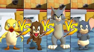 Tom and Jerry in War of the Whiskers Nibbles Vs Duckling Vs Jerry Vs Tom (Master Difficulty)