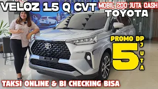 TURUN HARGA TOYOTA VELOZ Q CVT TERBARU 2023 JADI 200 JUTAAN PROMO MOBIL MURAH KREDIT SYARIAH