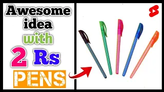 2 Rs pens life hacks🔥 #short