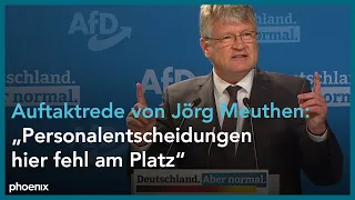 AfD-Parteitag: Begrüßungsrede von Jörg Meuthen (AfD-Bundessprecher) am 10.04.21