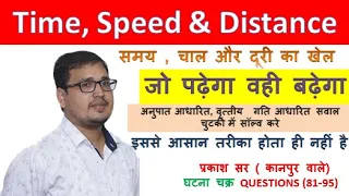 Time, Speed & Distance Maths|| Ghatna chakra|| class 5 ||Shortcut Tricks | समय गति और दूरी||SSC exam