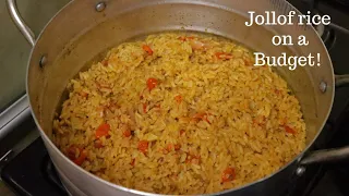 How to Cook Jollof Rice on a Budget| Student Edition Nigerian Jollof rice on a Budget.