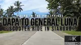 General Luna to Dapa motorcycle ride in Siargao via Malinao-Union Road | Riding in Siargao