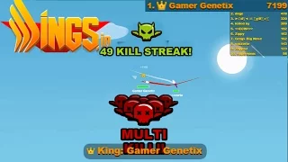 MULTI KILL 7000+ SCORE 49 KILL STREAK WINGS.IO | DISAX