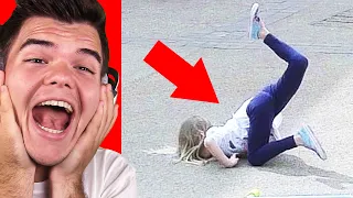 Reacting To THE FUNNIEST FAIL VIDEOS! (Try Not To Laugh Challenge)