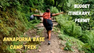 Annapurna Base Camp Trek Without A Guide - Budget, Permit and Trekking Route!