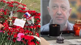 Heartbroken Prigozhin supporters grieve with memorials across Russia