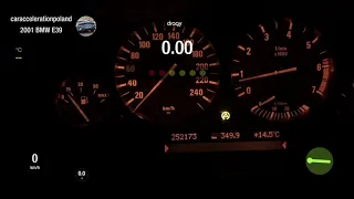 BMW E39 540i Acceleration - 0-100km/h