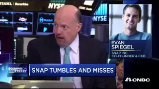 Jim Cramer Wants to Haze the CEO of Snap, Inc.