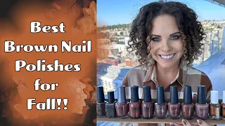 Best Brown Nail Polishes for Fall!!