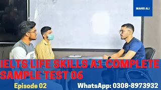 IELTS Life Skills A1 Sample Test 06 Complete │ Speaking and Listening │ Latest Test 2021 │ Mahid Ali