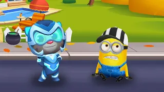 WHO IS THE BEST? TALKING TOM HERO ICE BOLT vs MINION from DESPICABLE ME? - LITTLE MOVIES 2020