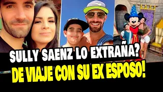 SULLY SAENZ VIAJÓ CON SU EX ESPOSO Y SU HIJO A DISNEY TRAS DIVORCIARSE