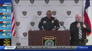 Houston Police Chief says steps are being taken to correct thousands of backlogged cases