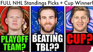 My FINAL 2023 NHL Standings Predictions + Stanley Cup WINNER! (Hockey Playoffs Picks & Leafs Rumors)