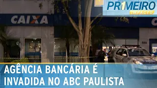 Exclusivo: vídeo mostra bandidos invadindo agência bancária no ABC | Primeiro Impacto (14/09/23)