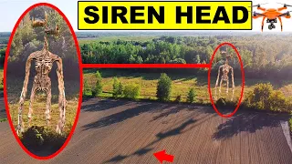 YOU WONT BELIEVE WHAT MY DRONE CAUGHT AT THE SIREN HEAD FOREST| SIREN HEAD SIGHTINGS CAUGHT ON DRONE