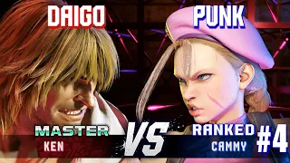 SF6 ▰ DAIGO (Ken) vs PUNK (#4 Ranked Cammy) ▰ Ranked Matches