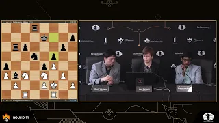 Post-game Press Conference with Hikaru Nakamura and Praggnanandhaa | Round 11 | FIDE Candidates