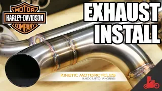 How To: Harley Sportster Exhaust Install (Kinetic Motorcycles)