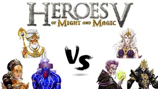 Heroes of Might and Magic V: Academy vs Dungeon