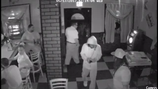 Surveillance video of Newark bar robbery