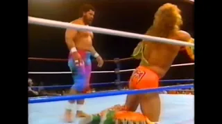 Ultimate Warrior vs Haku WWF SNME 1990