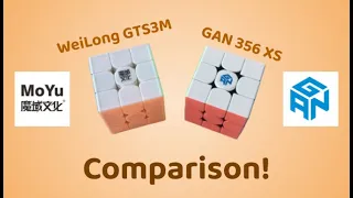 GAN 356 XS and MoYu Weilong GTS3 M Comparison! | Daniel Chen