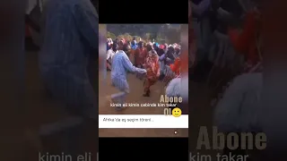 Afrika'da eş seçim töreni benekli anakonda