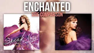 Taylor Swift - Enchanted (Taylor’s Version) vs Enchanted (Stolen Version) | SIDE-BY-SIDE COMPARISON