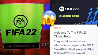 *MIRA ESTO* EA SPORTS ESTÁ DANDO CÓDIGOS DE LA BETA DE FIFA 22!!!