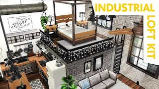 Industrial Loft 🌆 w/ Industrial Loft Kit | The Sims 4 - Speed Build (NO CC)