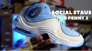 Early Heat - Social Status X Nike Air Penny 2 "Playground" White Early Look + On Feet