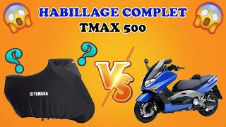 #HABILLAGE CARBON COMPLET #yamaha  #TMAX 500 | TMAX 500 تغليف كامل ل