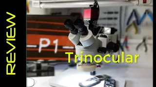 trinocular microscope with HD camera perfect for REPAIR and microelectronics